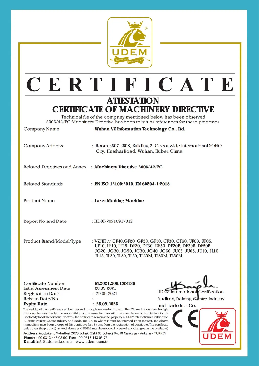 Certificate 1
