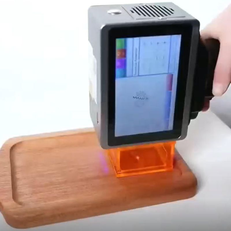 Professional 50W Handheld Laser Marking Machine for Permanent Marks on Tools/Medical Devices