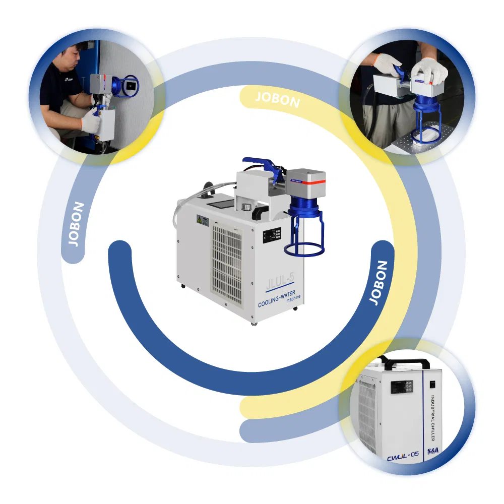 Portable Handheld Automotive Glass Barcode Printing 5W UV Laser Marking Machine with Water Cooling