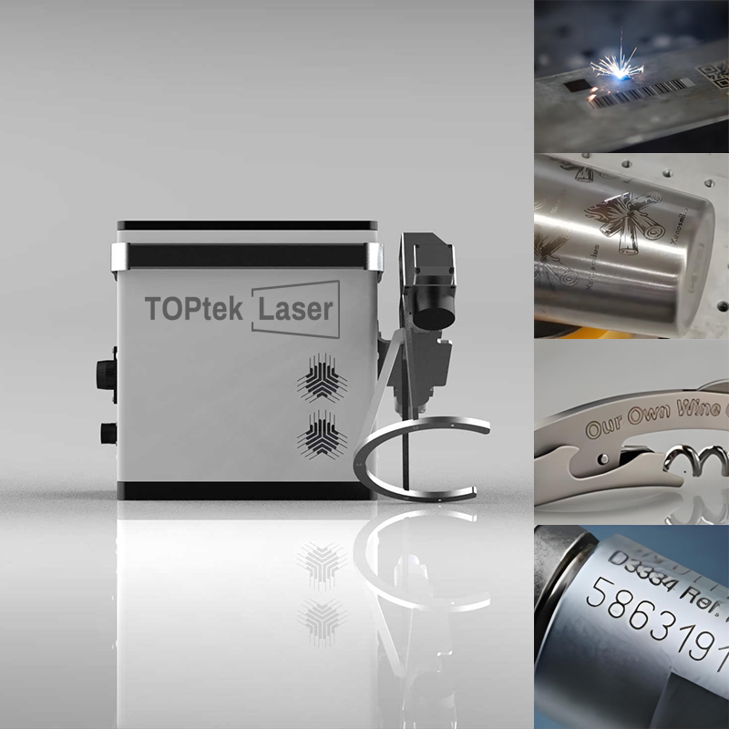 Easy Operation Dealer Price Portable Super Mini High-Power Fiber Handheld Laser Marking Machine for Deep and Permanent Engravings