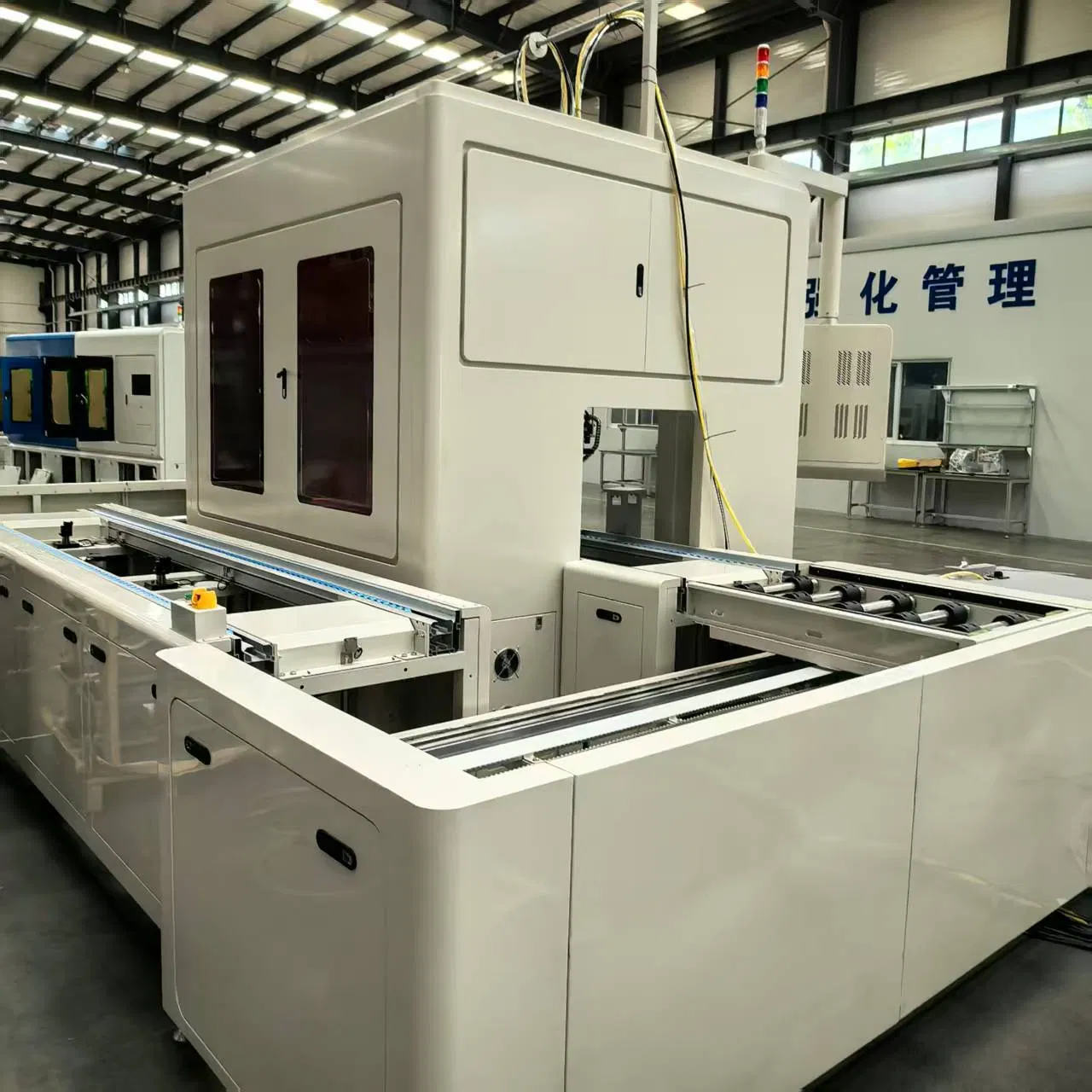 Automated Energy Storage Battery Assembly Line with Laser Welding Precision
