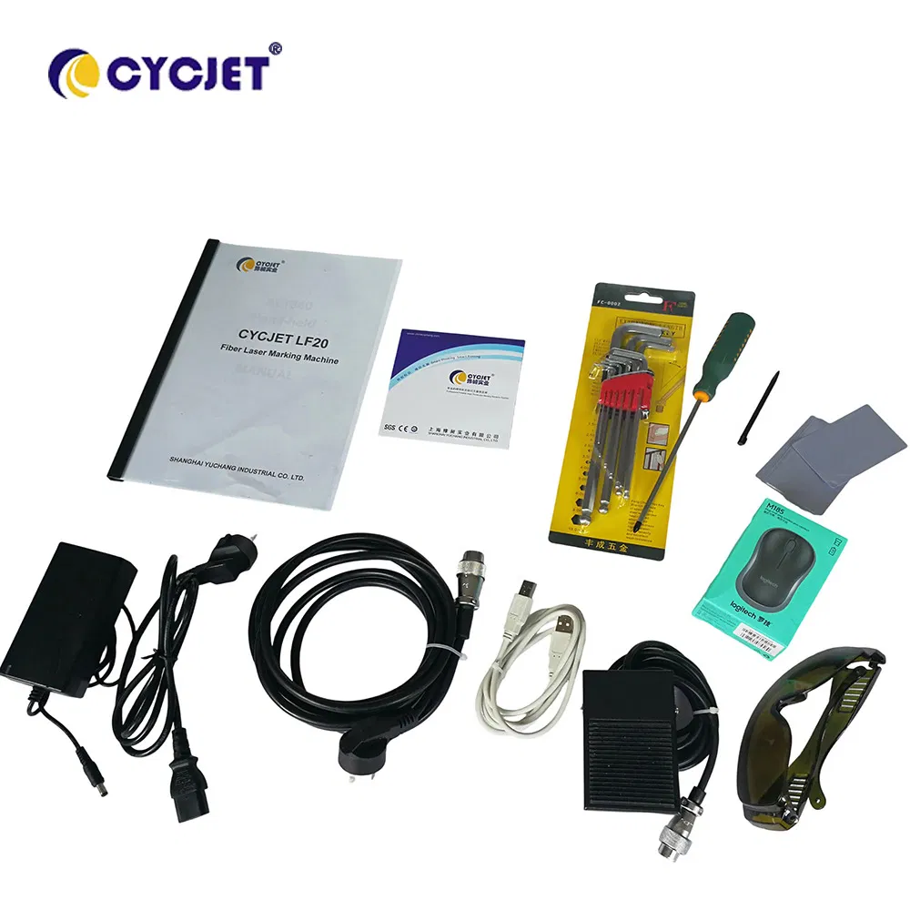 Cycjet Lf30 Fiber Laser Marking Machine - Deep Engraving of Water Pipes