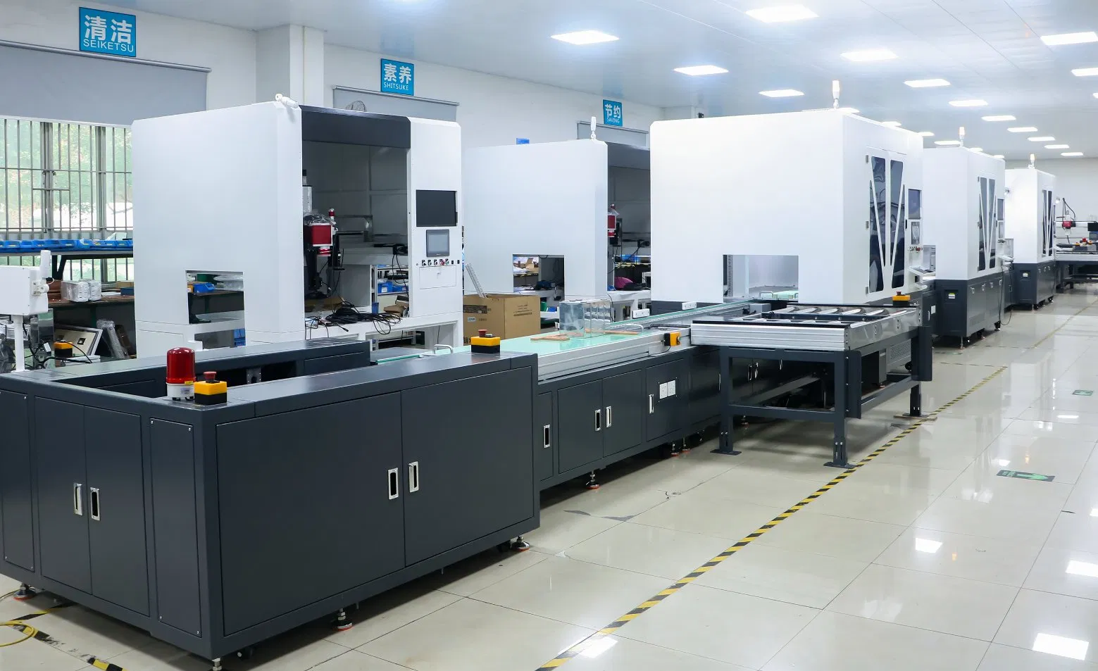 Automated Module Line Laser Welding Prismatic Li-ion Battery Manufacturing