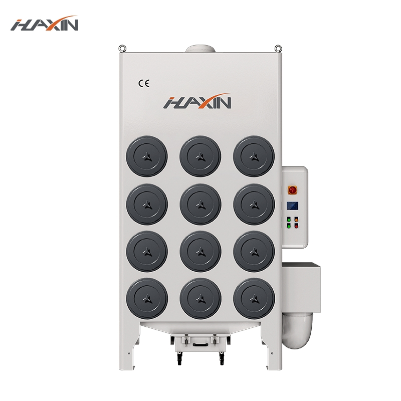 High-Flow Fume Extraction System for Laser Cutting and Welding, Advanced 9000m3/H Capacity Industrial Dust Collector with 11kw Fan System