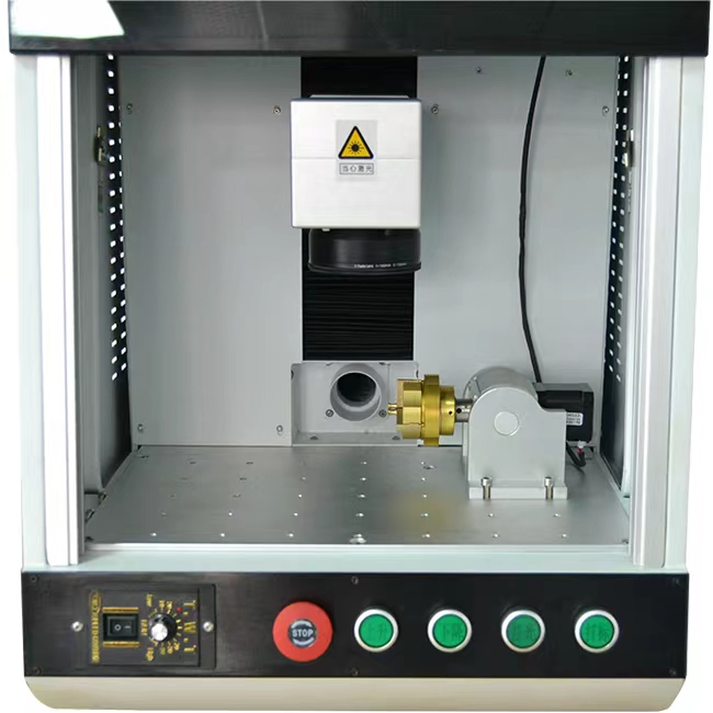 Ra Factory Direct Sales Rotary Laser Marking/Printing/Engraving Equipment for Plastics/Electronics