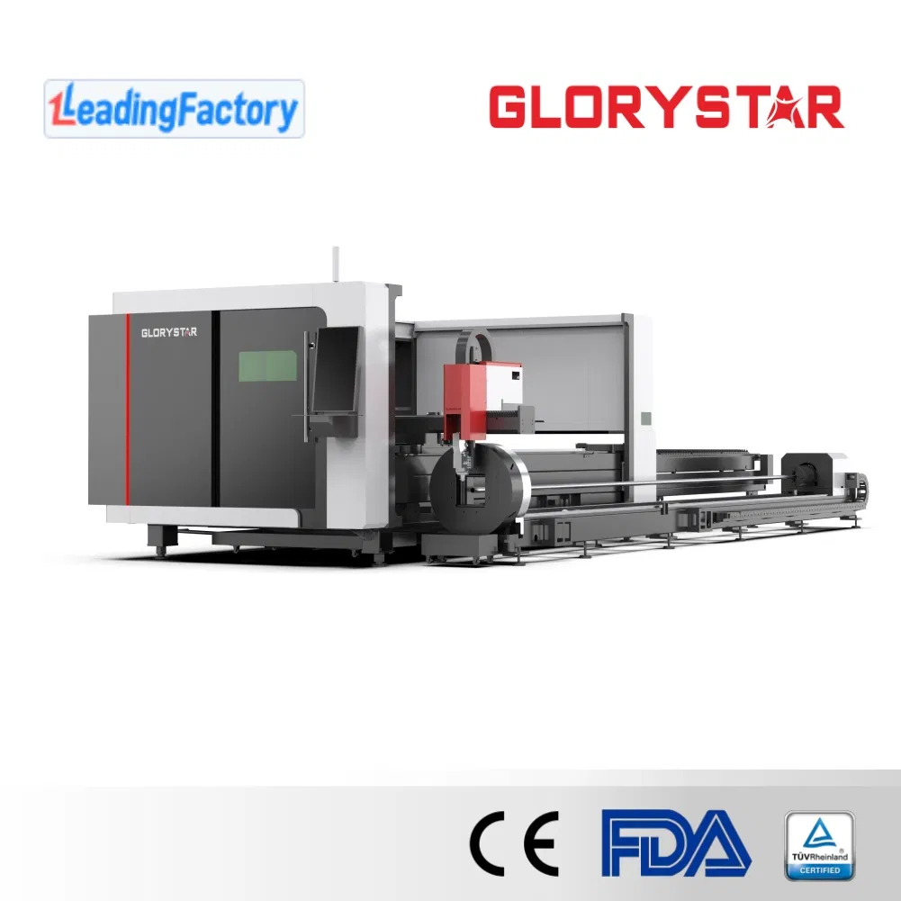 Glorystar Laser Versatile Solution Integrated Fiber Laser Metal Sheet and Tube Cutting System