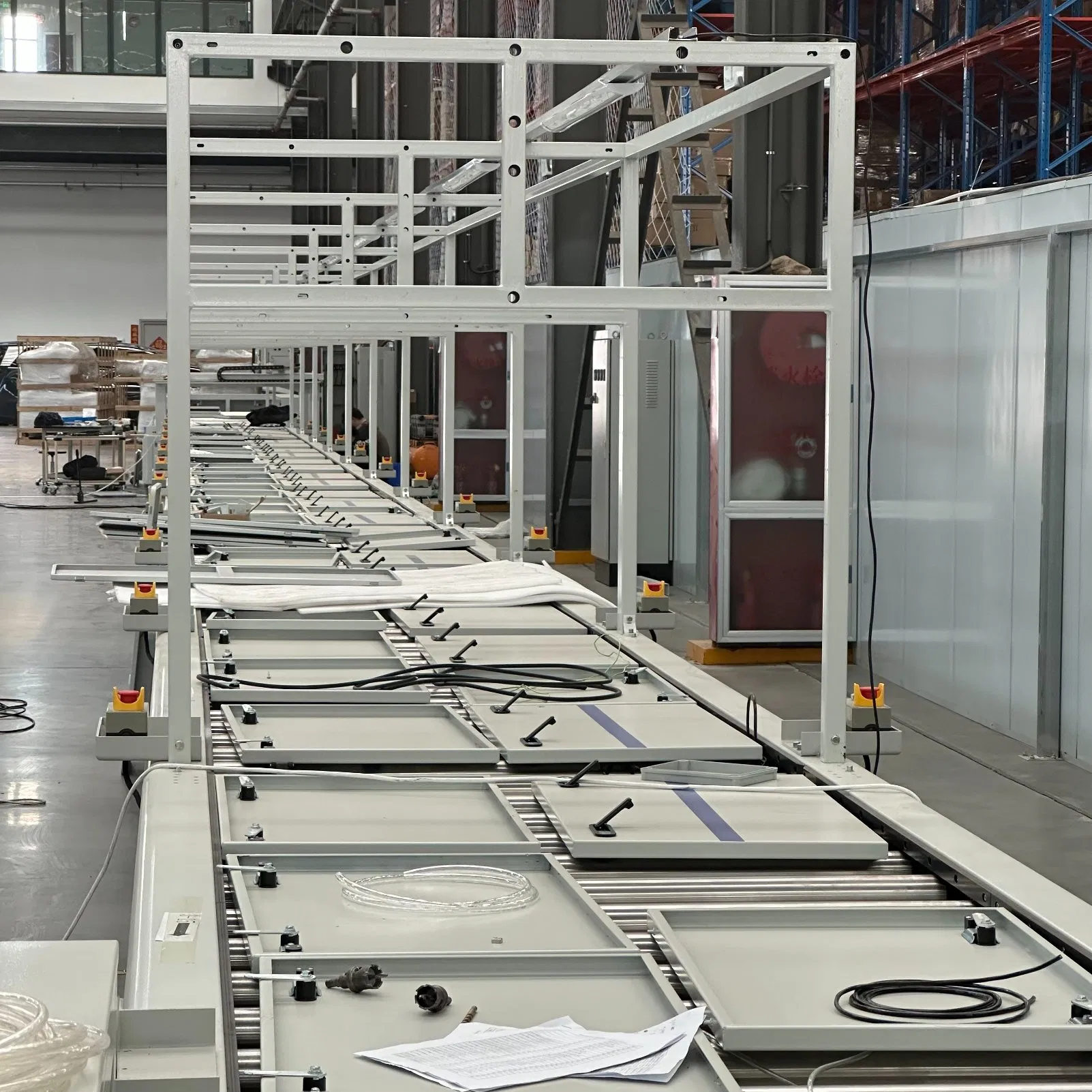 Automated LFP Prismatic Cell to Pack Assembly Line with 6kw Welding