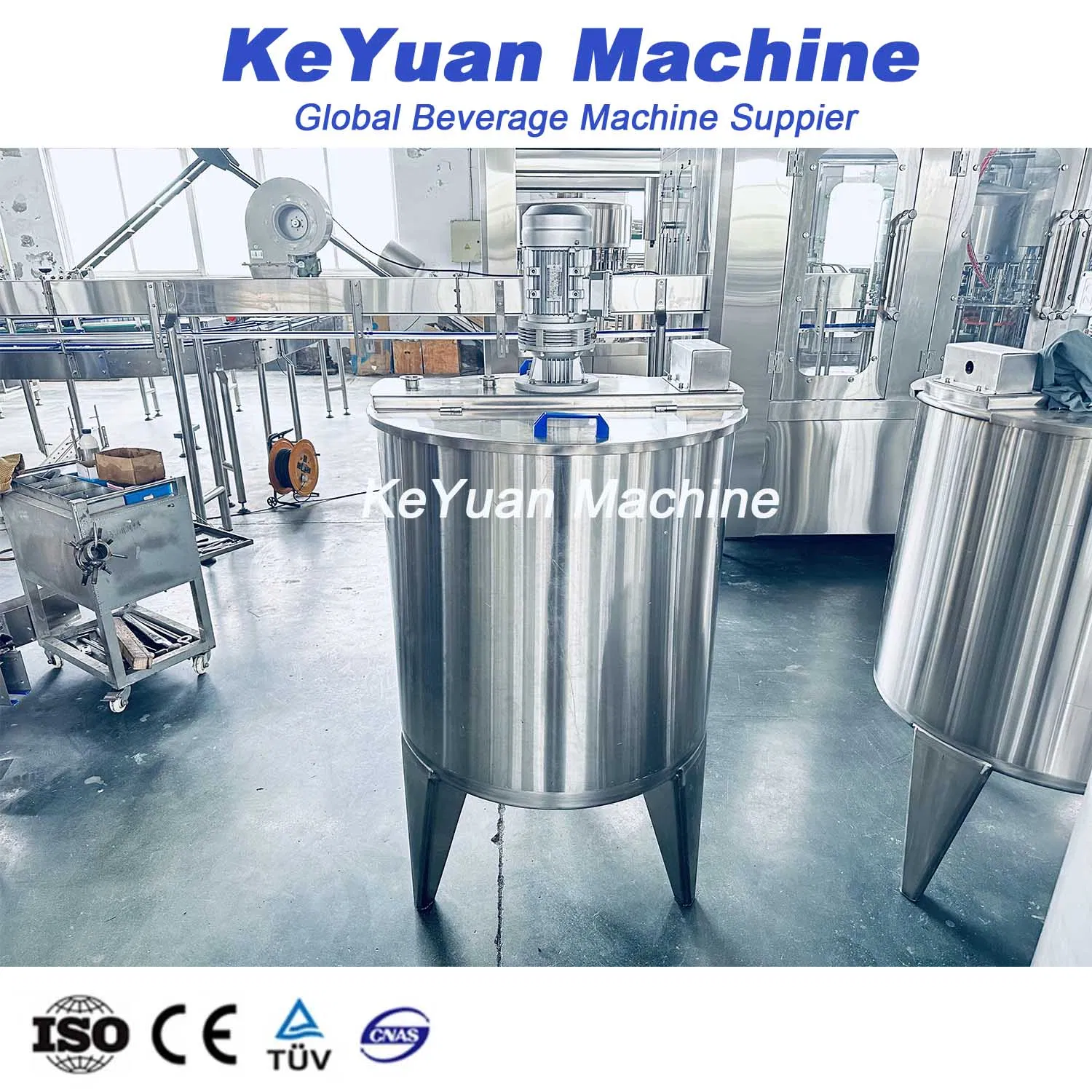 Factory Price Customized Beverage Processing Machine (Sterilizer, Mixing Tank System, etc.)