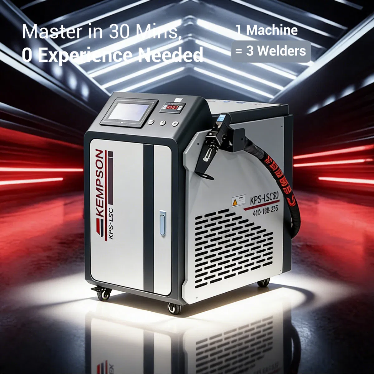 Automatic 3kw Portable Laser Welding System for Industrial Use