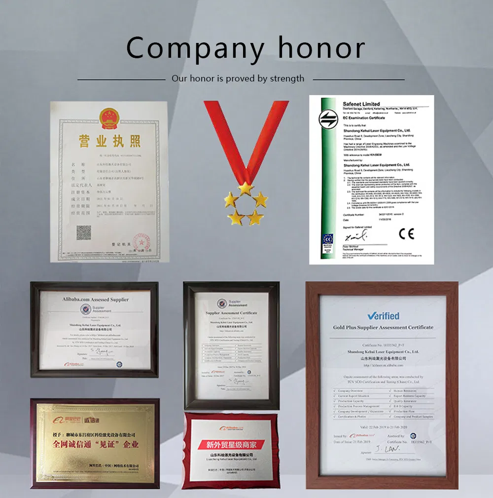 Kehui Large Area Non-Metal CO2 Machine Automatic Error-Free Engraving Mark Laser CNC Fiber Marking UV Cutting Engrave Cut 1610/1810/1490/1390/1080/9060/7050/640