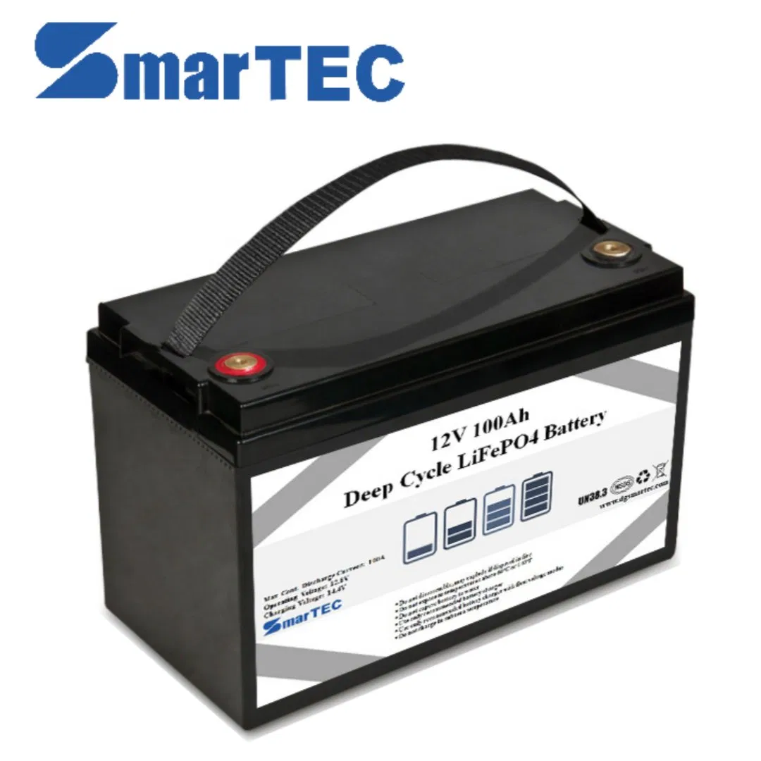 Lithium Battery Manufacturer OEM 12V LiFePO4 Battery 12.8V 100ah 200ah Deep Cycle 2000 Times 4000 Times Grade a Solar Storage Battery