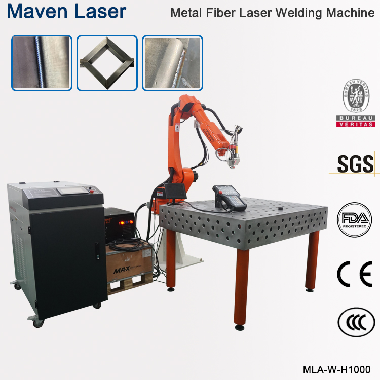 Automatic 6-Axis Laser Welding Robot System for Automotive Parts Sheet Metal and Battery Tray Welding