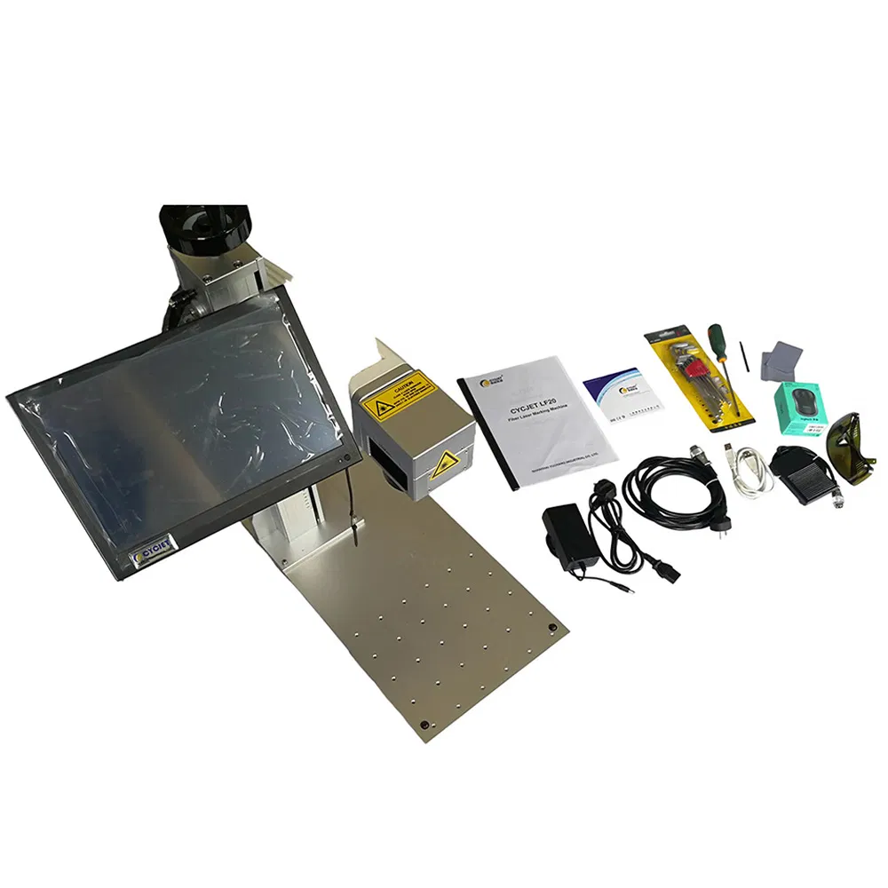 Cycjet Lf30 Fiber Laser System - Permanent Marking of Labels and Pipe Fittings