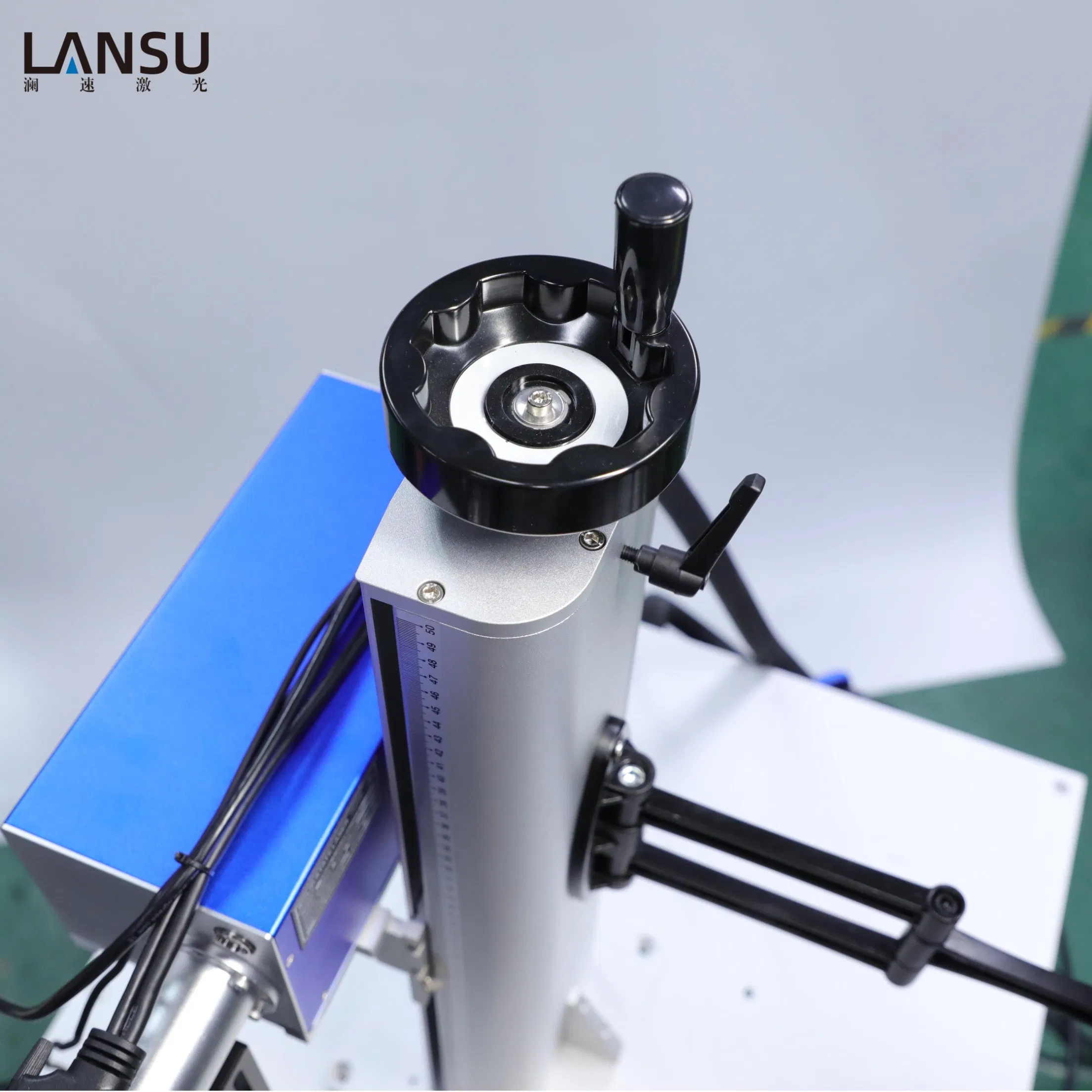 15W Automatic Identification Fiber Vision Conveyor Laser Marking Equipment