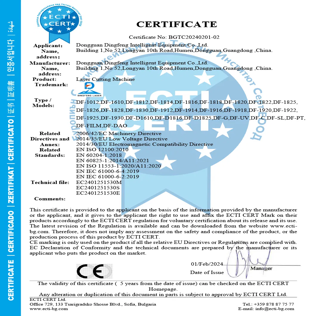 Certification Documents
