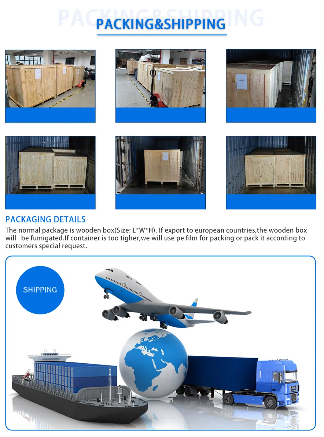 Shipping and Packing