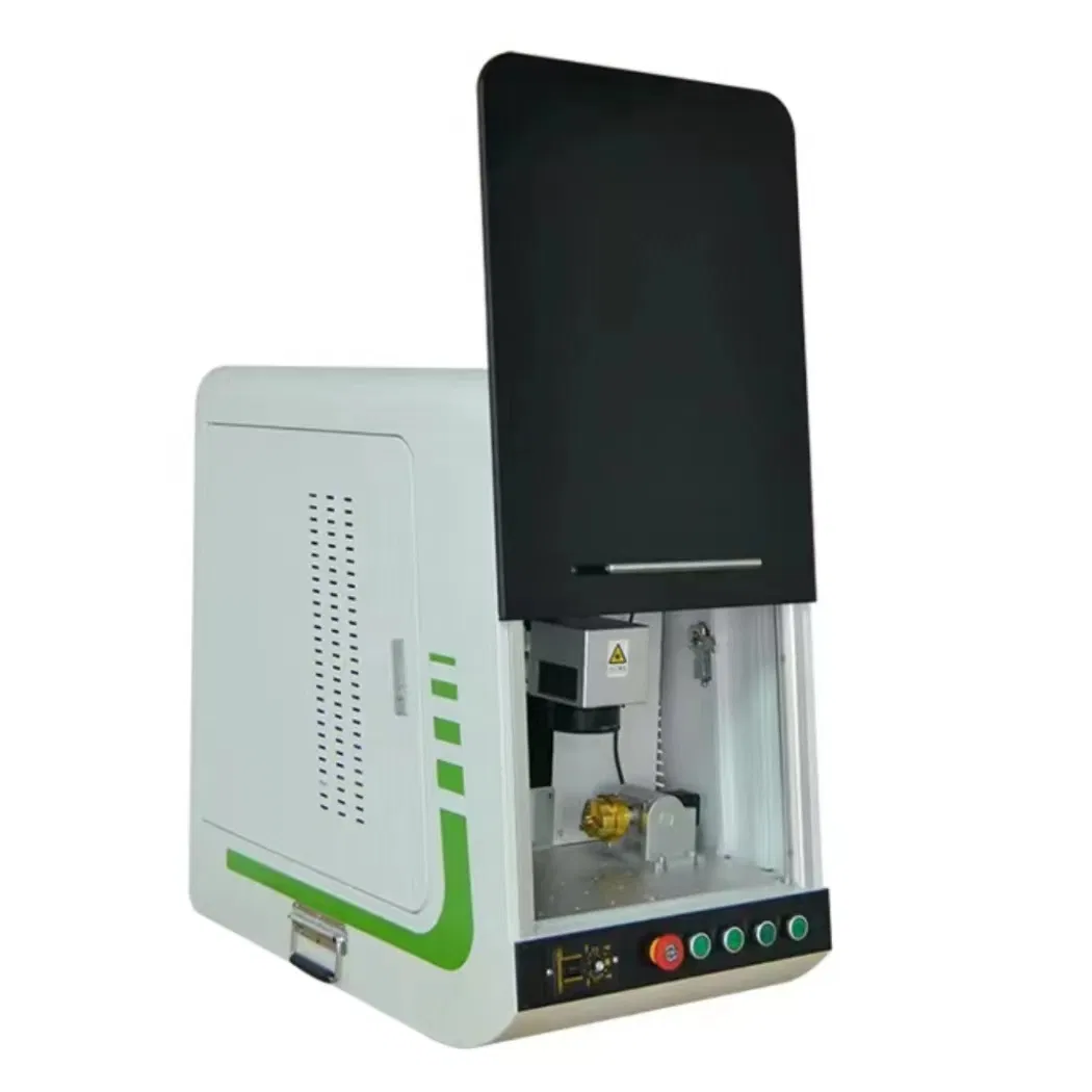 Ra Galvanometer Laser Engraving Equipment - 360° Rotation Cutting/Marking Acrylic/ABS/PC Plastic Parts