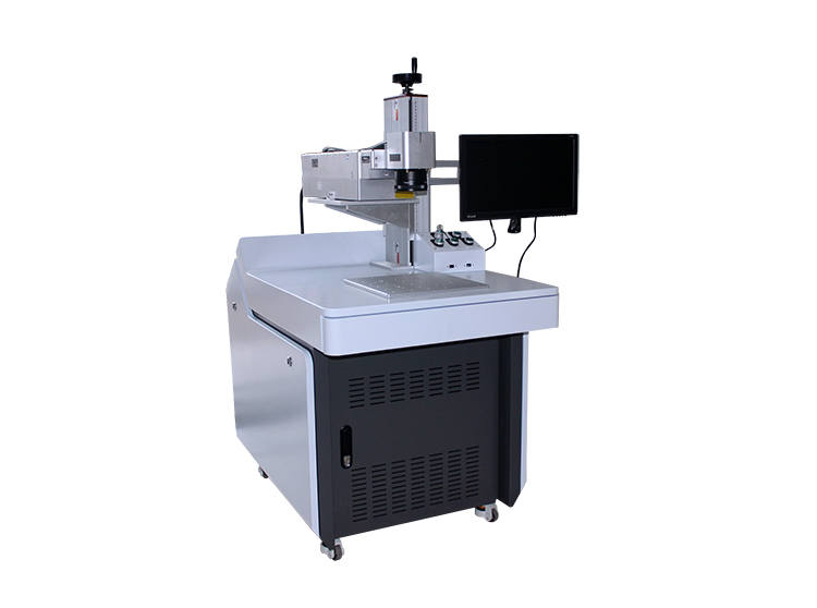 Optical Fiber Laser Marking Machine Table Metal Aluminum UV Laser Equipment