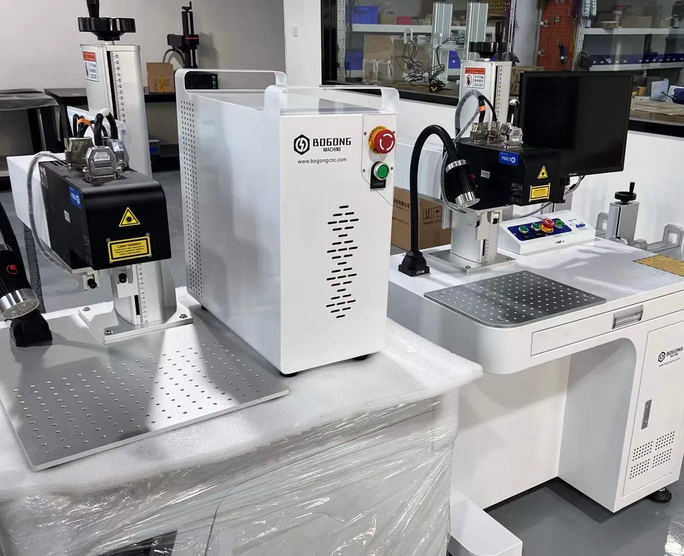 50W 60W 80W 100W Deep Engraving Mopa Color Ipg Metal Steel 3D Fiber Laser Marking Machine