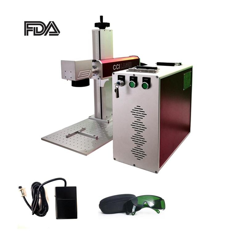 High Speed Fiber Optic Laser Engraver Laser Marking Equipment
