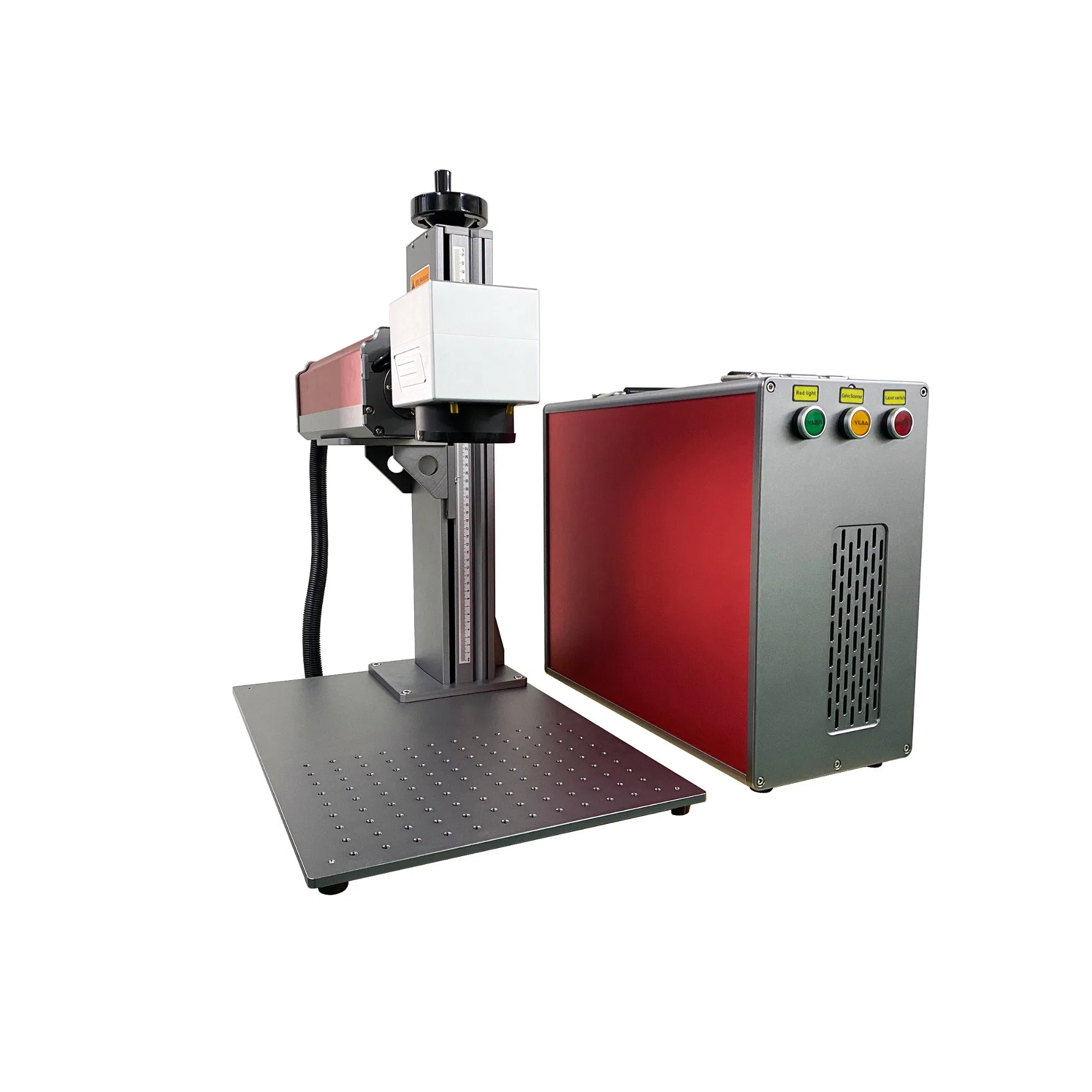 Chinese Factory Supplies 20W-100W Fiber Laser Marking Equipment for Batch Numbers, Character Dates, Qr Codes, Aluminum/Stainless Steel Automotive Parts Marking
