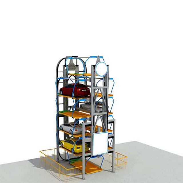 CE Certificate Smart Mechanical Multi Level Tower Vertical Circulation Rotary Parking System