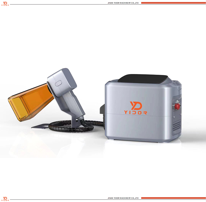 Factory Direct Fiber Laser Marking Equipment on Metal Cable Glass