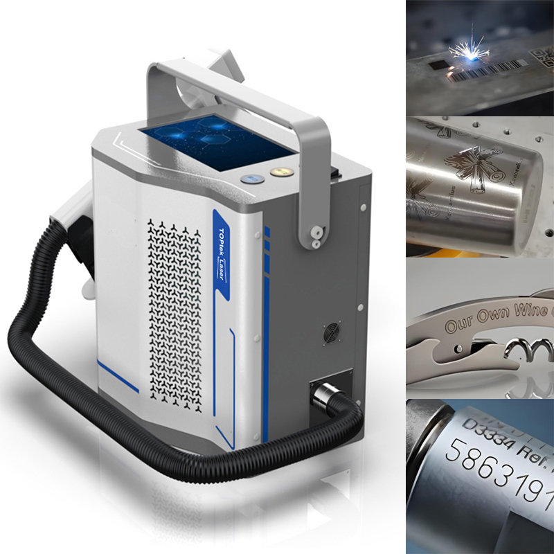 Easy Operation Dealer Price Portable Super Mini High-Power Fiber Handheld Laser Marking Machine for Deep and Permanent Engravings