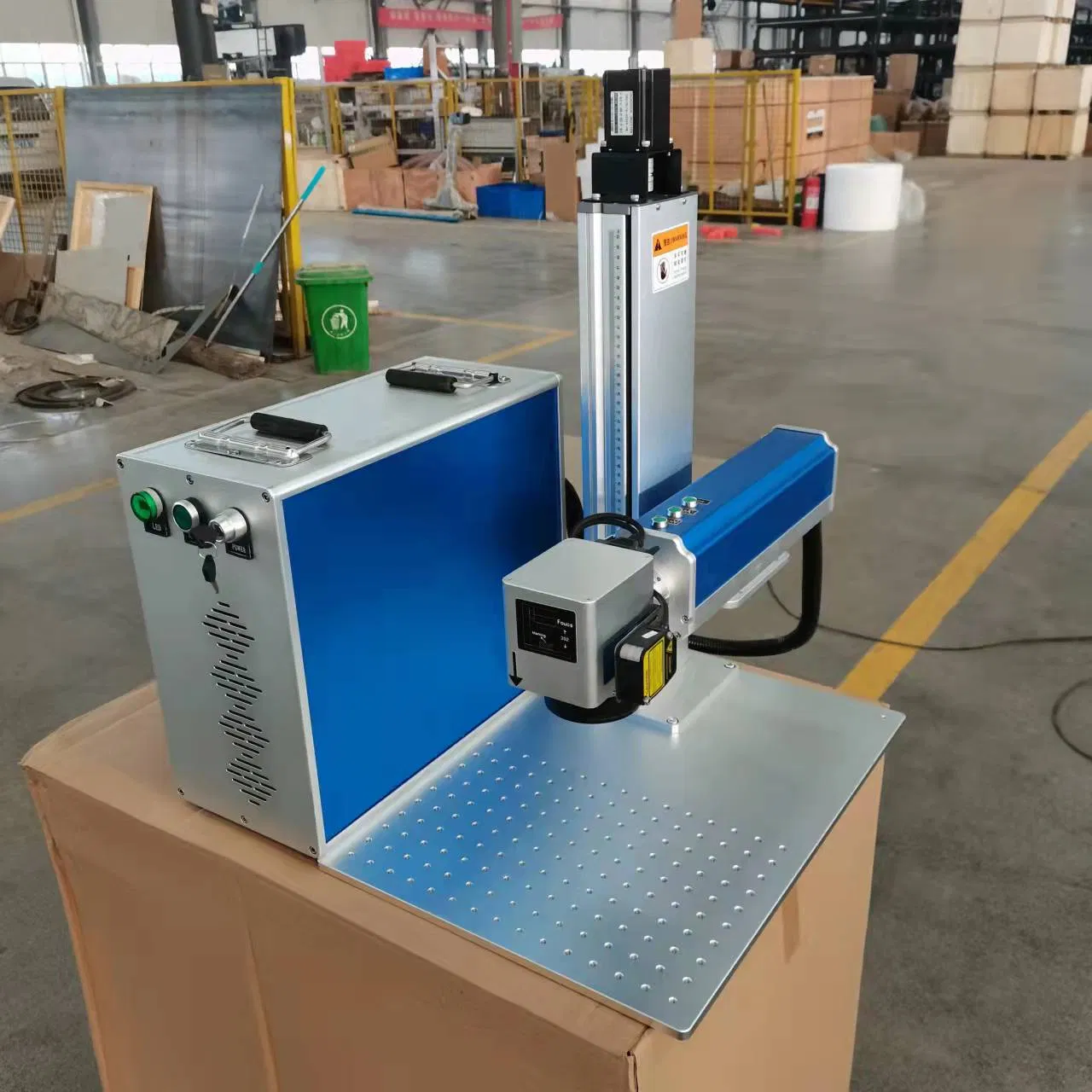 Portable 2.5D Metal Deep Engraving Fiber Laser Marking Machine with Fast Delivery