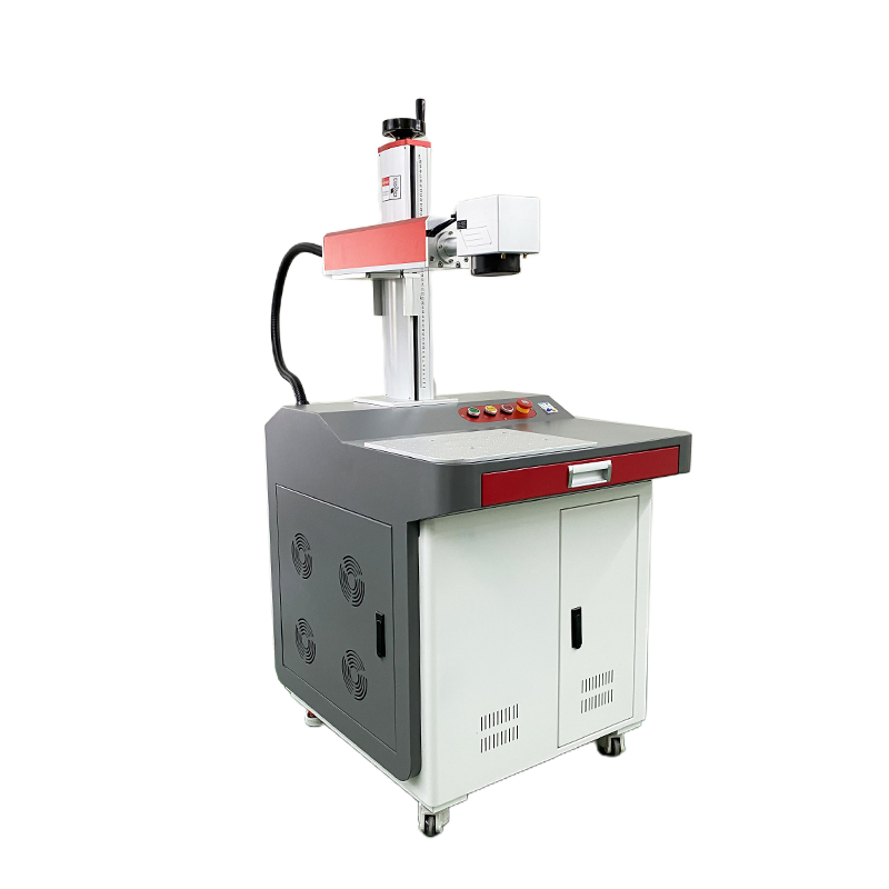 Desktop Fiber Laser Marking Machines with a Power Range of 20W to 100W Are Suitable for Marking on Stainless Steel Metals, Plastics, and Jewelry.