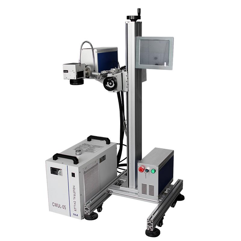 Portable Metal Plastic Barcode/Qr Code Printer Fiber UV CO2 Fiber Laser Marking Printing Deep Engraving Machine