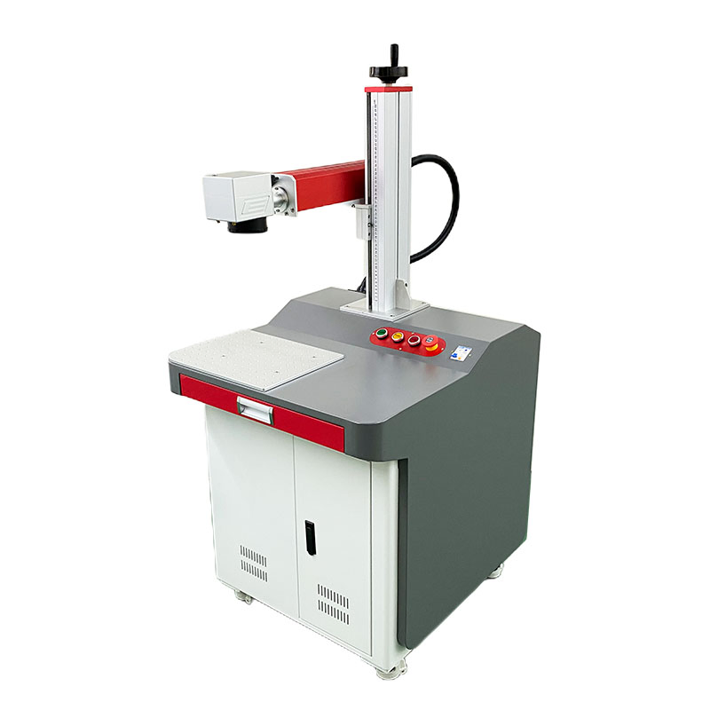 Desktop Fiber Laser Marking Machines with a Power Range of 20W to 100W Are Suitable for Marking on Stainless Steel Metals, Plastics, and Jewelry.