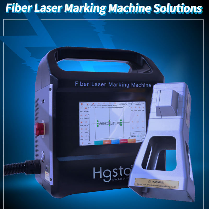 2024 New Design Portable Fiber Laser Marking Machine Metal Stainless Steel Plastic Nameplate Engraving Gold and Silver Jewelry Engraving Machine