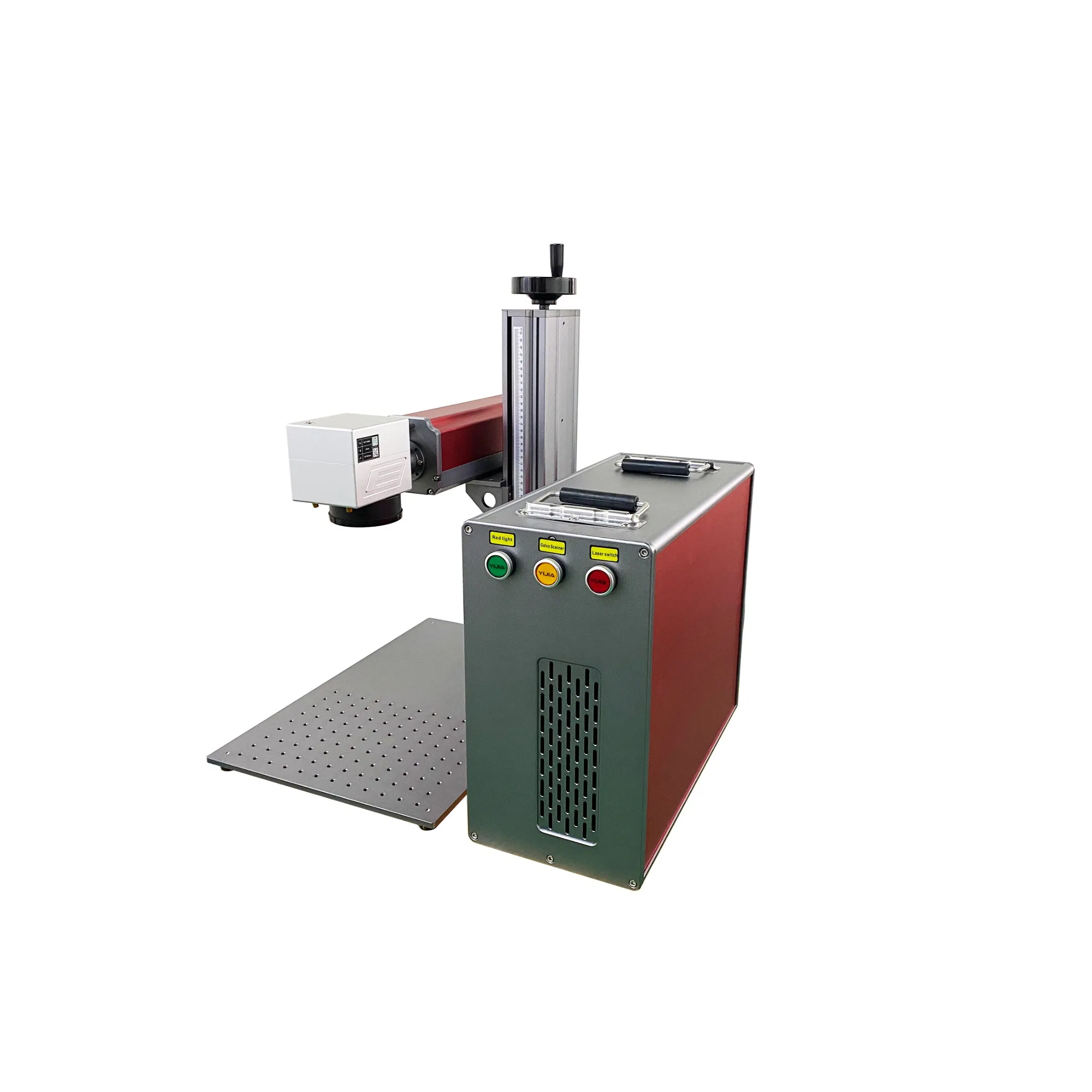 Chinese Factory Supplies 20W-100W Fiber Laser Marking Equipment for Batch Numbers, Character Dates, Qr Codes, Aluminum/Stainless Steel Automotive Parts Marking