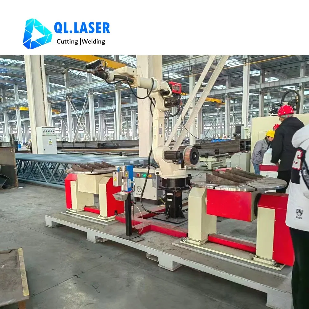 Advanced Technique Robotic Weld Cell for Steel Structure Industy with 3D Scanning Function