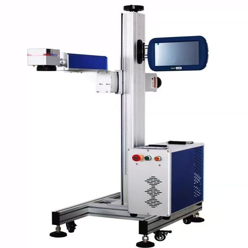 Portable Metal Plastic Barcode/Qr Code Printer Fiber UV CO2 Fiber Laser Marking Printing Deep Engraving Machine