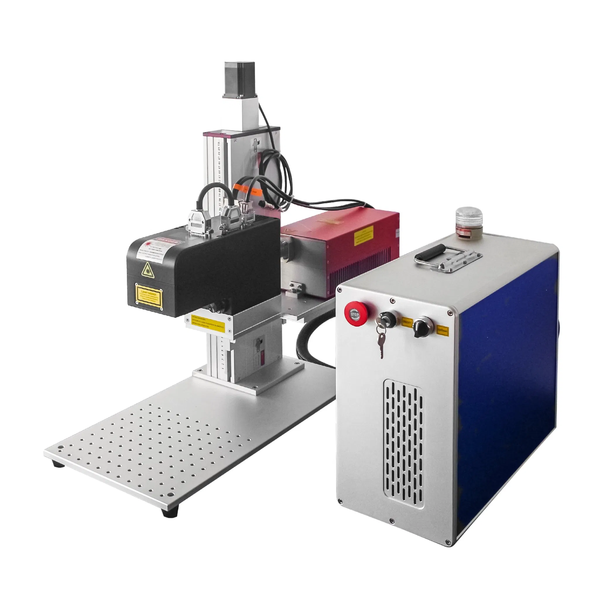 100W 3D Fiber Laser Marking Machine for Deep Engraving on Mold and Tools