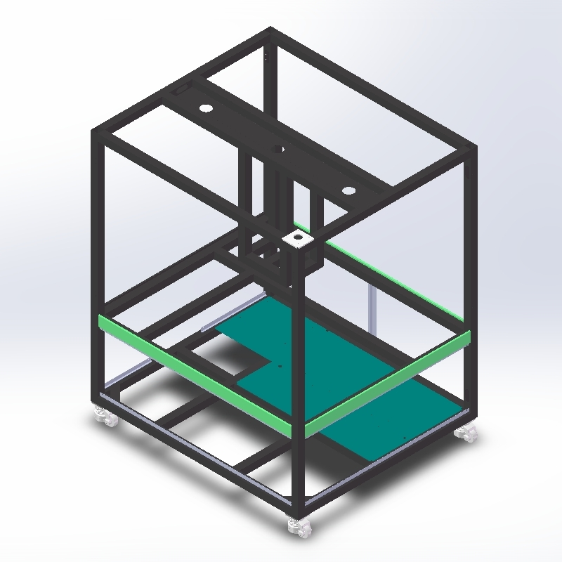 Customized Large Spray Paint Steel Tube Bending Welding Service Metal Equipment Enclosure
