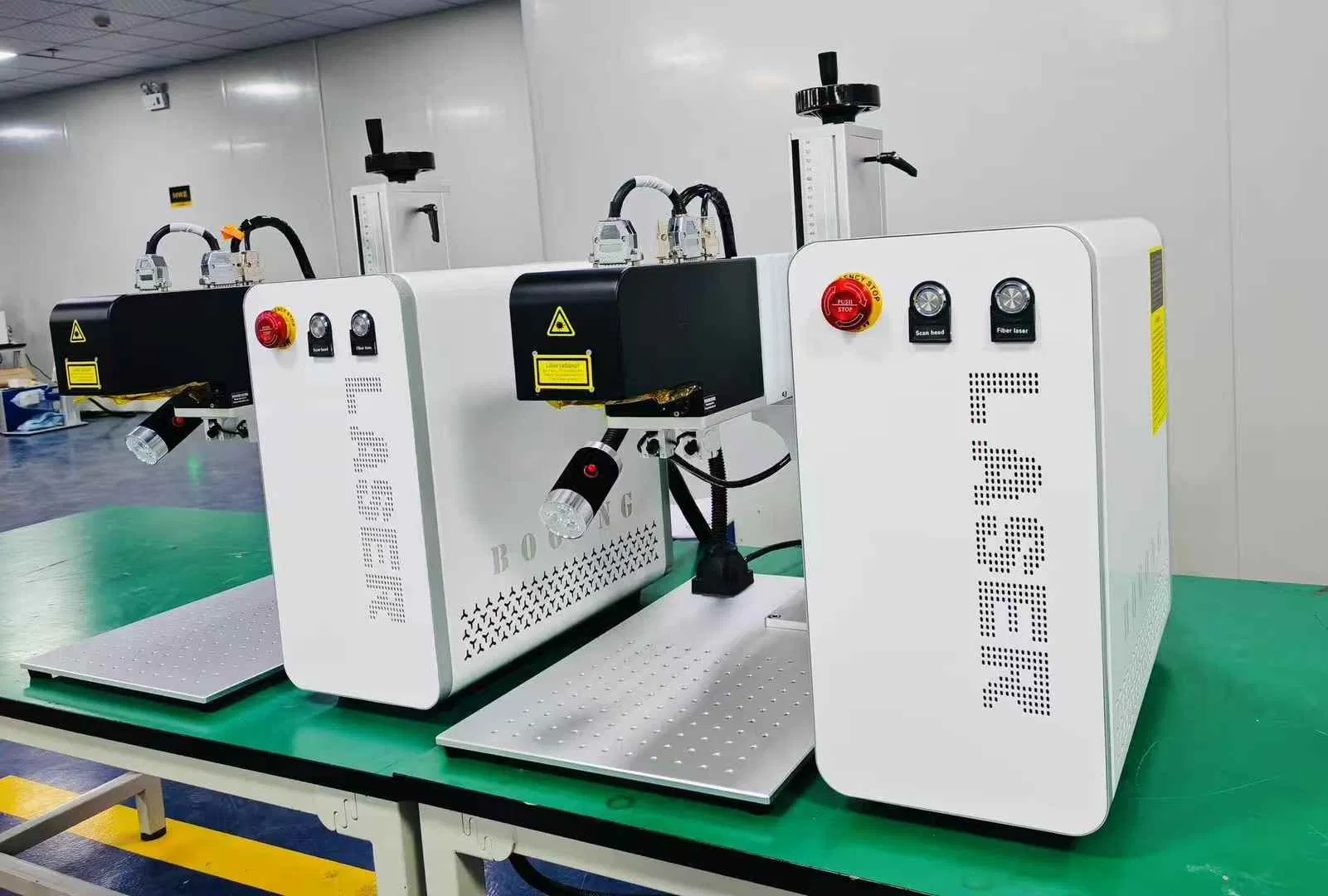 50W 60W 80W 100W Deep Engraving Mopa Color Ipg Metal Steel 3D Fiber Laser Marking Machine