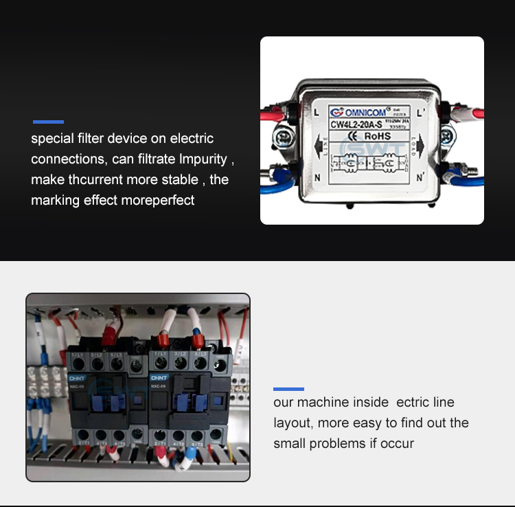 Swt Jpt Mopa Laser Marking Machine 100W 50W 30W Auto Focus 2.5D 3D Fiber Laser Engraving Machine for Jewelry Firearm Tumbler Mug