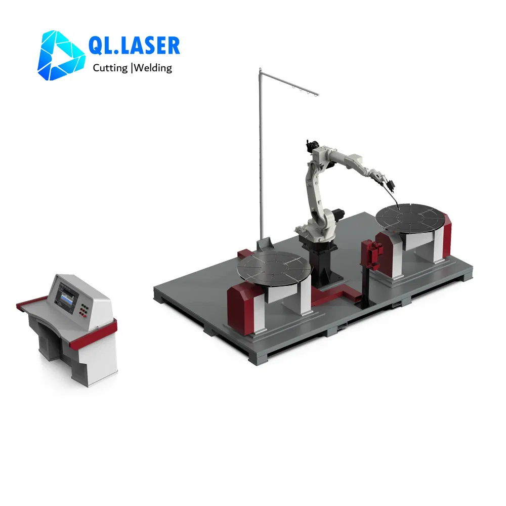 New Technology Industrial Robotic Welding Cells with Welding Process Library