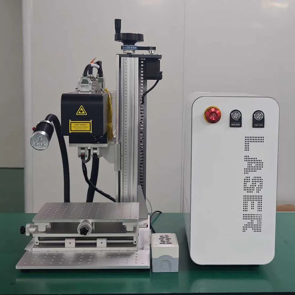 Low Noise Operation 3D Industrial Fiber Laser Marking Equipment for Rings