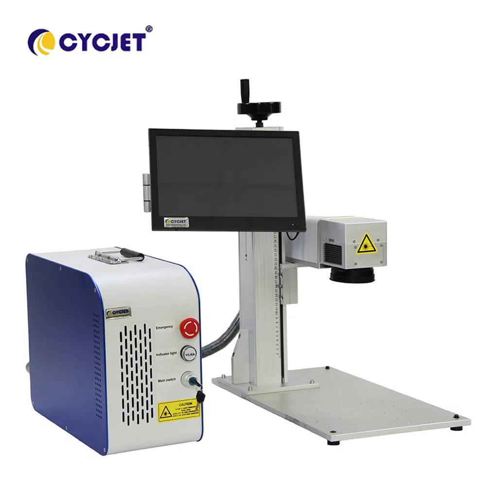 Cycjet Lf30 Fiber Laser Marking Machine - Deep Engraving of Water Pipes
