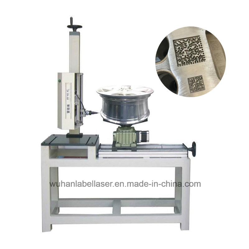 Auto Wheel Hub/Rim Qr Code Fiber Laser Engraver Laser Marking Equipment