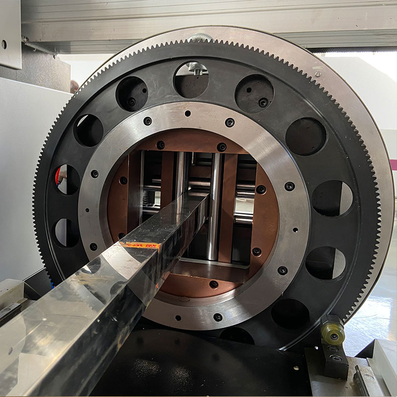 Automated Tube Laser Cutter Industrial Laser Cutting System for Round &amp; Rectangular Metal Pipes with High Accuracy 0.1mm