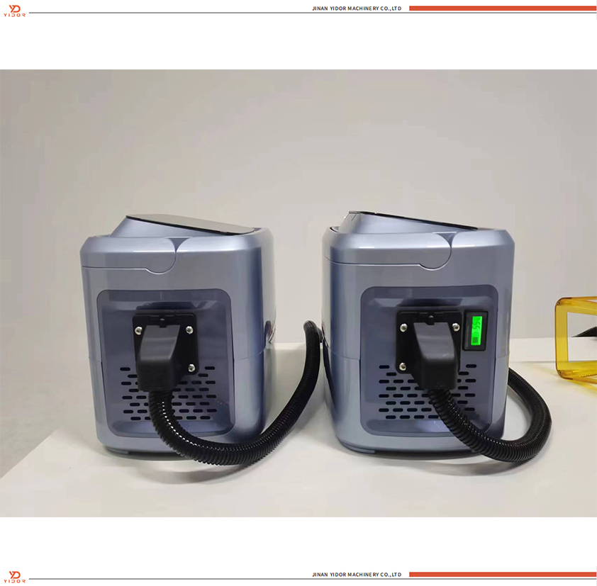 Factory Direct Fiber Laser Marking Equipment on Metal Cable Glass