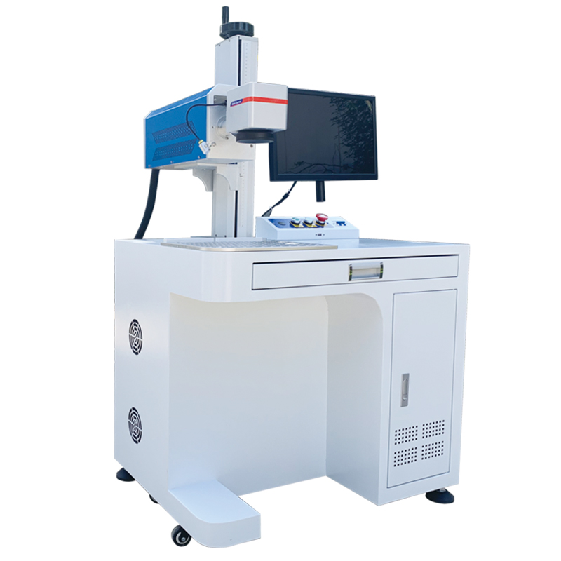 50W Low Power Consumption Desktop Fiber Laser Marking Equipment for Alloy Steel