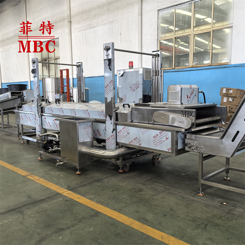 Factory Direct Sales Snacks Screw Extruder Frying Food Production Line
