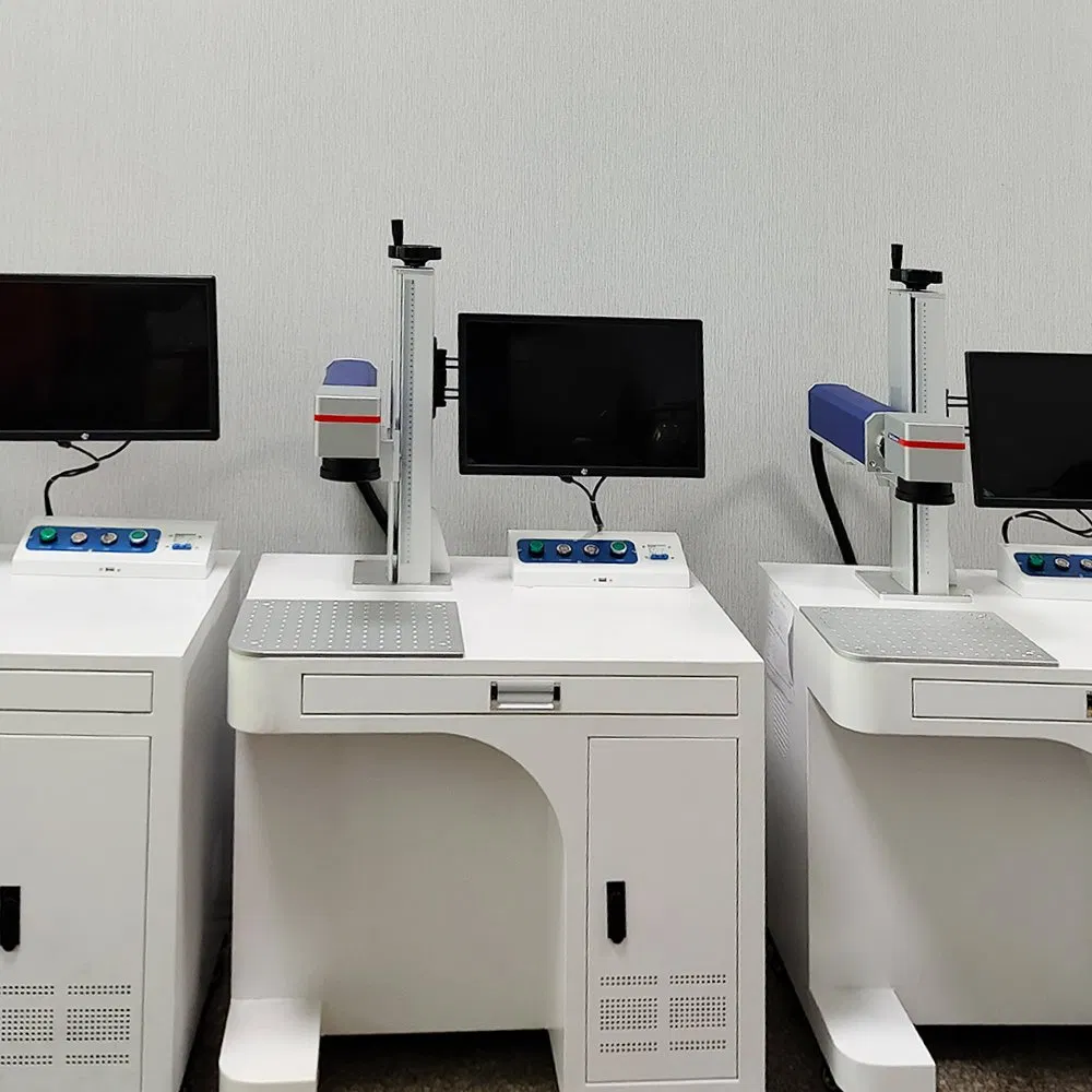 Fiber Laser Marking Machine 20W 30W 50W 100W Laser Engraving Machine for Coin Jewelry Metal Mould