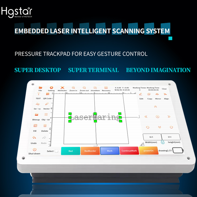 2024 New Design Portable Fiber Laser Marking Machine Metal Stainless Steel Plastic Nameplate Engraving Gold and Silver Jewelry Engraving Machine